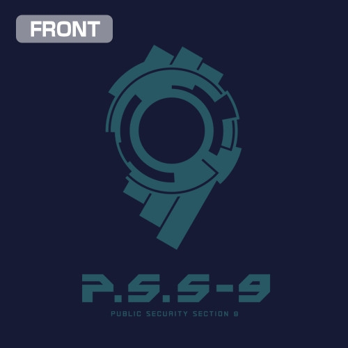 攻殻機動隊 STAND ALONE COMPLEX 公安9課ロゴ Tシャツ/NAVY-S Image 2 | AniSmile