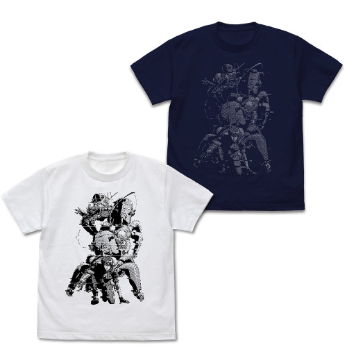 攻殻機動隊 STAND ALONE COMPLEX 草薙素子 ピクセル Tシャツ/NAVY-S - 官方商品图片 | AniSmile