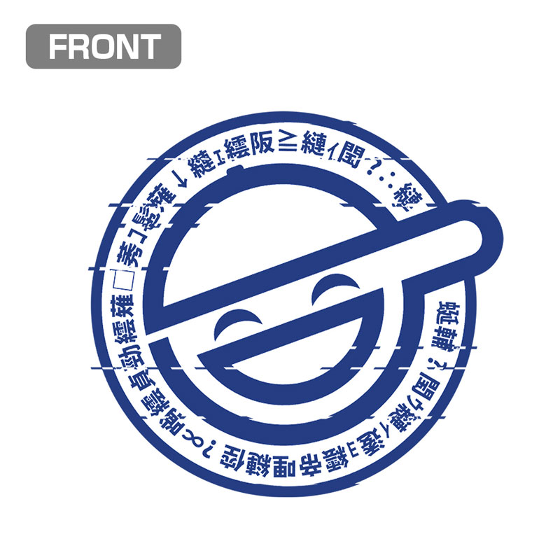 攻殻機動隊 STAND ALONE COMPLEX 笑い男アイコン Tシャツ/WHITE-XL 图片 3 | AniSmile