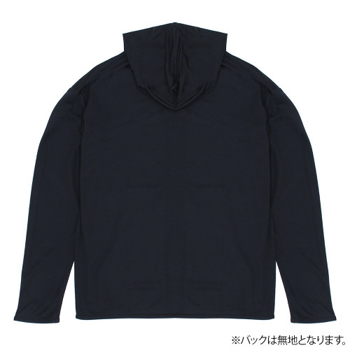 攻殻機動隊 STAND ALONE COMPLEX 笑い男アイコン フルジップパーカー/BLACK-M Image 2 | AniSmile