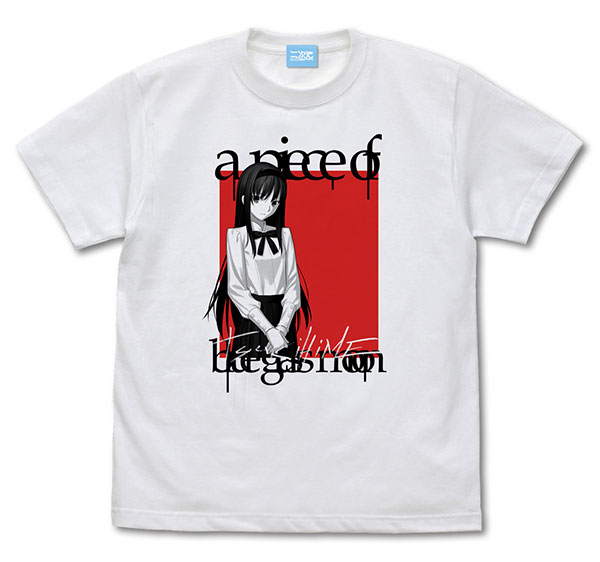 月姫 -A piece of blue glass moon- 遠野秋葉Tシャツ/WHITE-M - 公式商品画像 | AniSmile