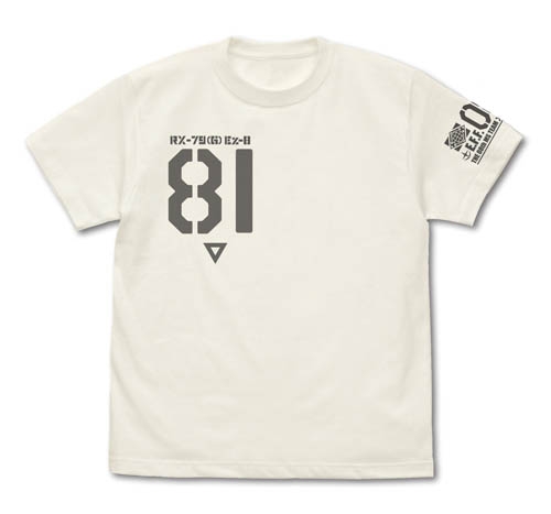 機動戦士ガンダム第08MS小隊 第08MS小隊 Ez-8 Tシャツ/VANILLA WHITE-XL - 官方商品图片 | AniSmile