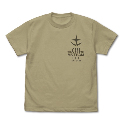 機動戦士ガンダム第08MS小隊 第08MS小隊モビルスーツ Tシャツ/SAND KHAKI-XL - 官方商品图片 | AniSmile