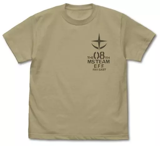 機動戦士ガンダム第08MS小隊 第08MS小隊モビルスーツ Tシャツ/SAND KHAKI-L 图片 2 | AniSmile