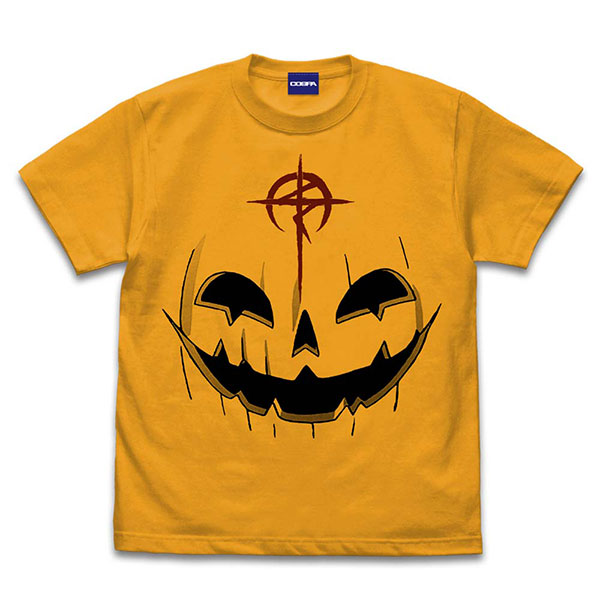 機動戦士ガンダム 閃光のハサウェイ カボチャマスクフェイスTシャツ/GOLD-L - 公式商品画像 | AniSmile