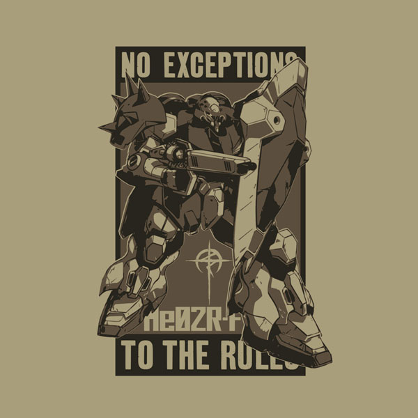 機動戦士ガンダム 閃光のハサウェイ メッサーF01型Tシャツ/SANDKHAKI-L 画像 2 | AniSmile