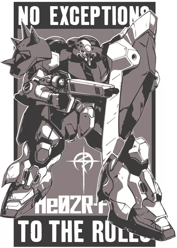 機動戦士ガンダム 閃光のハサウェイ メッサーF01型Tシャツ/WHITE-M 画像 2 | AniSmile