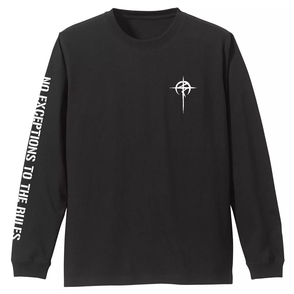 機動戦士ガンダム 閃光のハサウェイ マフティー袖リブロングスリーブTシャツ/BLACK-S 画像 2 | AniSmile