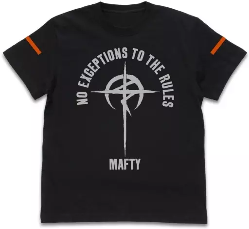 機動戦士ガンダム 閃光のハサウェイ マフティースローガンTシャツ/BLACK-S - 公式商品画像 | AniSmile