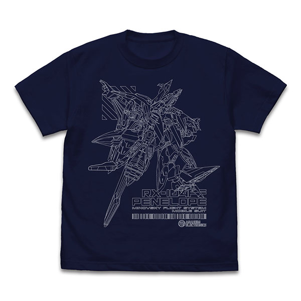 機動戦士ガンダム 閃光のハサウェイ ペーネロペーTシャツ/NAVY-L - 公式商品画像 | AniSmile