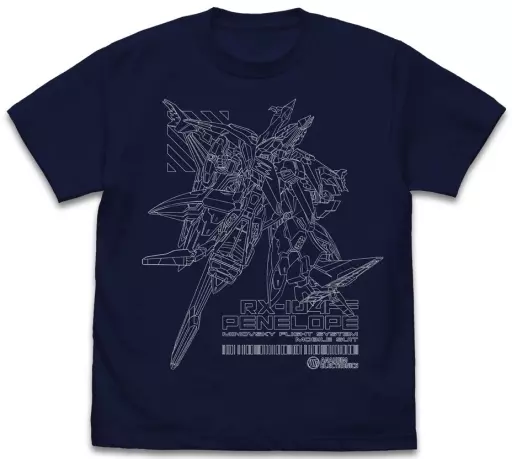 機動戦士ガンダム 閃光のハサウェイ ペーネロペーTシャツ/NAVY-M - 公式商品画像 | AniSmile