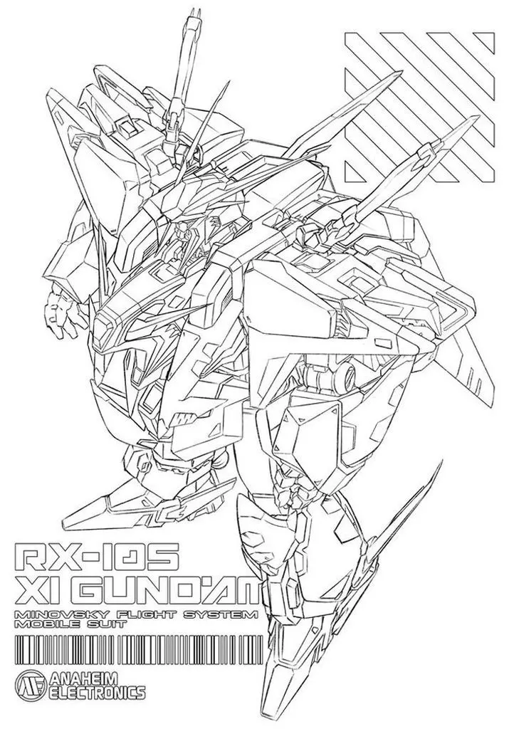 機動戦士ガンダム 閃光のハサウェイ クスィーガンダムTシャツ/WHITE-M 画像 2 | AniSmile