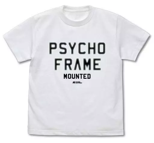 機動戦士ガンダム 逆襲のシャア サイコフレーム搭載 Tシャツ/WHITE-L - AniSmile