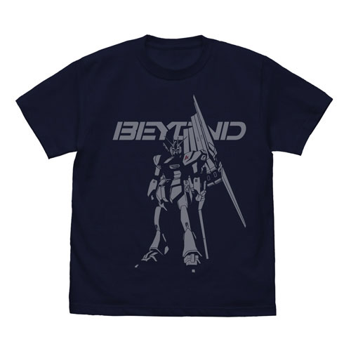 機動戦士ガンダム 逆襲のシャア νガンダムBEYOND Tシャツ/NAVY-XL - AniSmile