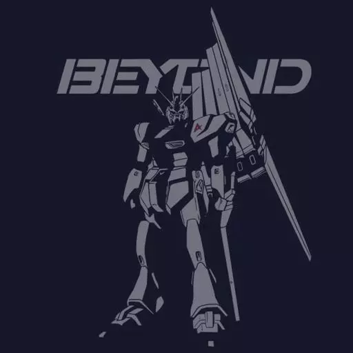 機動戦士ガンダム 逆襲のシャア νガンダムBEYOND Tシャツ/NAVY-M Image 2 | AniSmile
