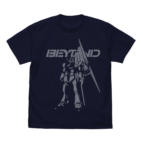 機動戦士ガンダム 逆襲のシャア νガンダムBEYOND Tシャツ/NAVY-S - AniSmile