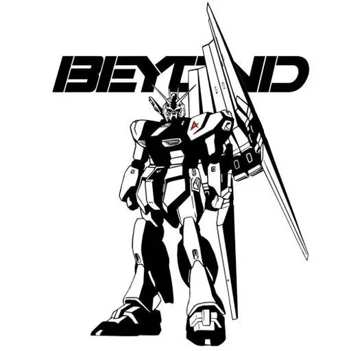 機動戦士ガンダム 逆襲のシャア νガンダムBEYOND Tシャツ/WHITE-L Image 2 | AniSmile