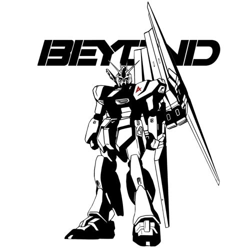 機動戦士ガンダム 逆襲のシャア νガンダムBEYOND Tシャツ/WHITE-S Image 2 | AniSmile