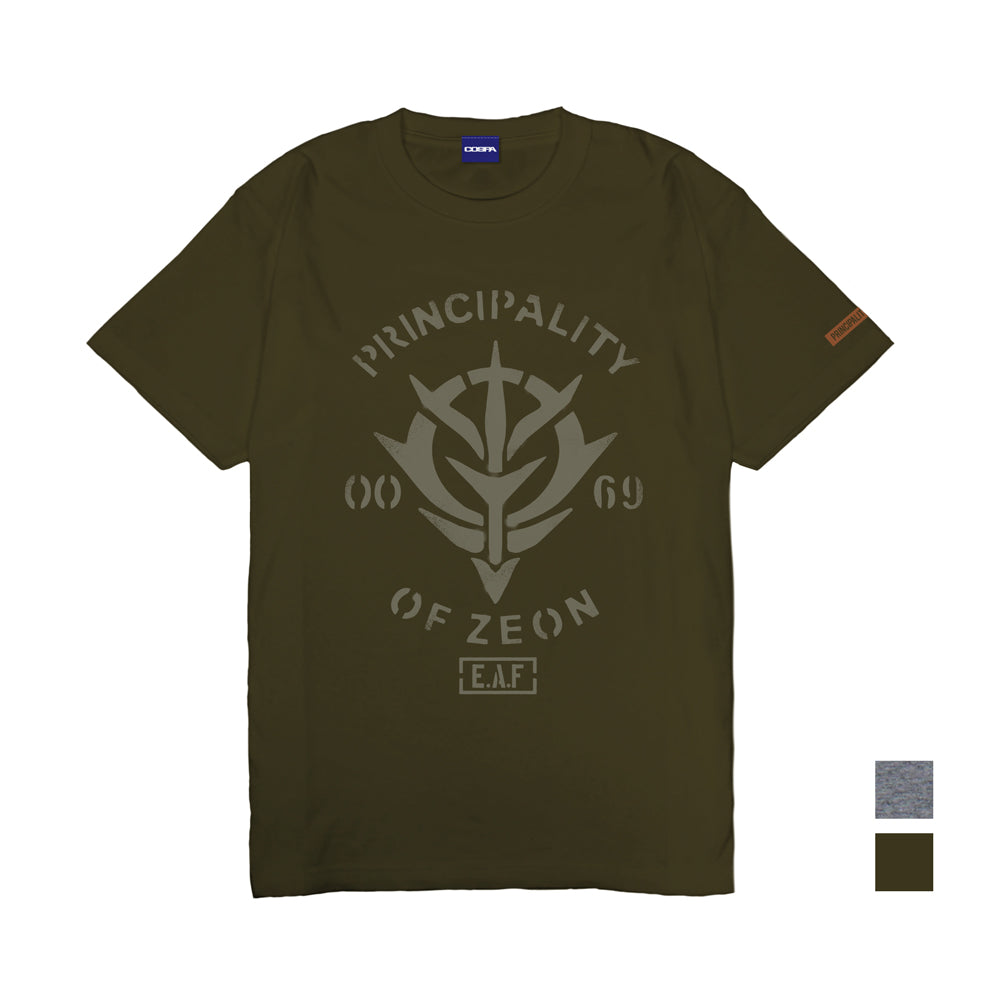 機動戦士ガンダム ジオン地球方面軍 ヘビーウェイトTシャツ/MOSS-S - official product image | AniSmile
