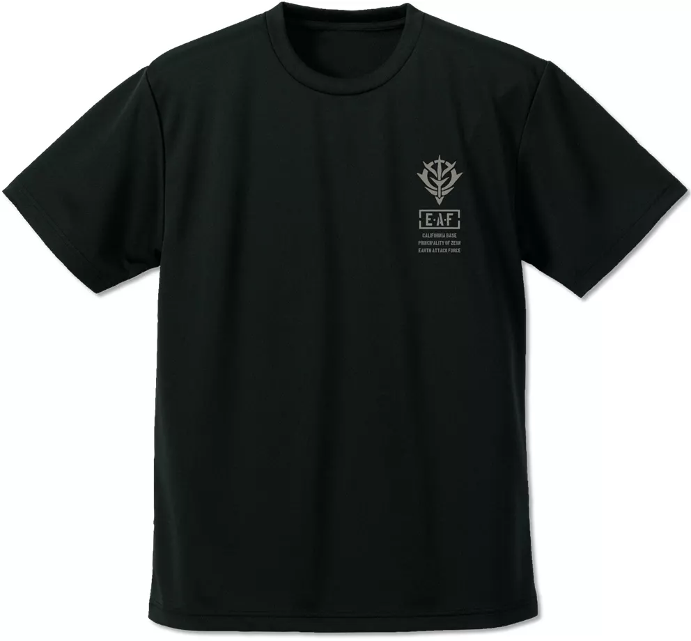 機動戦士ガンダム ジオン公国軍 ドライTシャツ/BLACK-XL 画像 2 | AniSmile