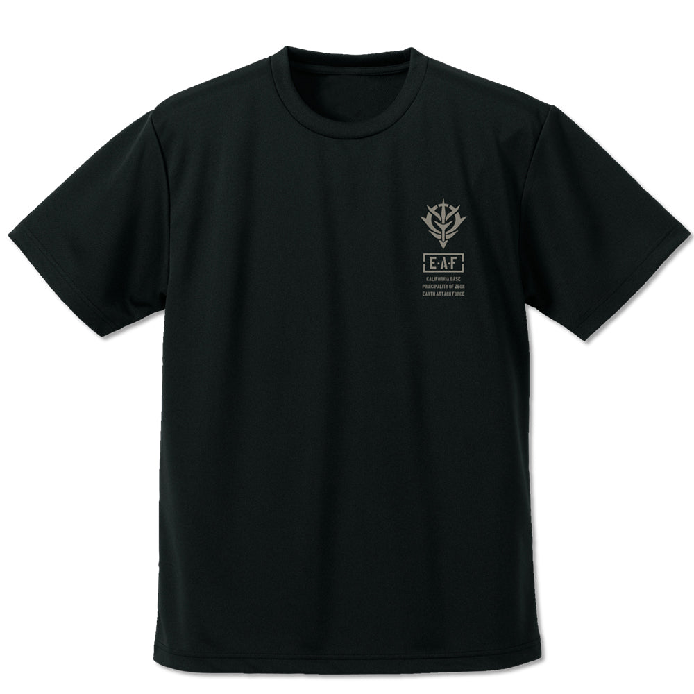 機動戦士ガンダム ジオン公国軍 ドライTシャツ/BLACK-S Image 2 | AniSmile