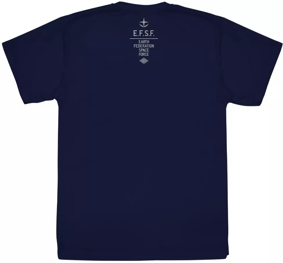 機動戦士ガンダム 地球連邦宇宙軍 ドライTシャツ/NAVY-M Image 2 | AniSmile