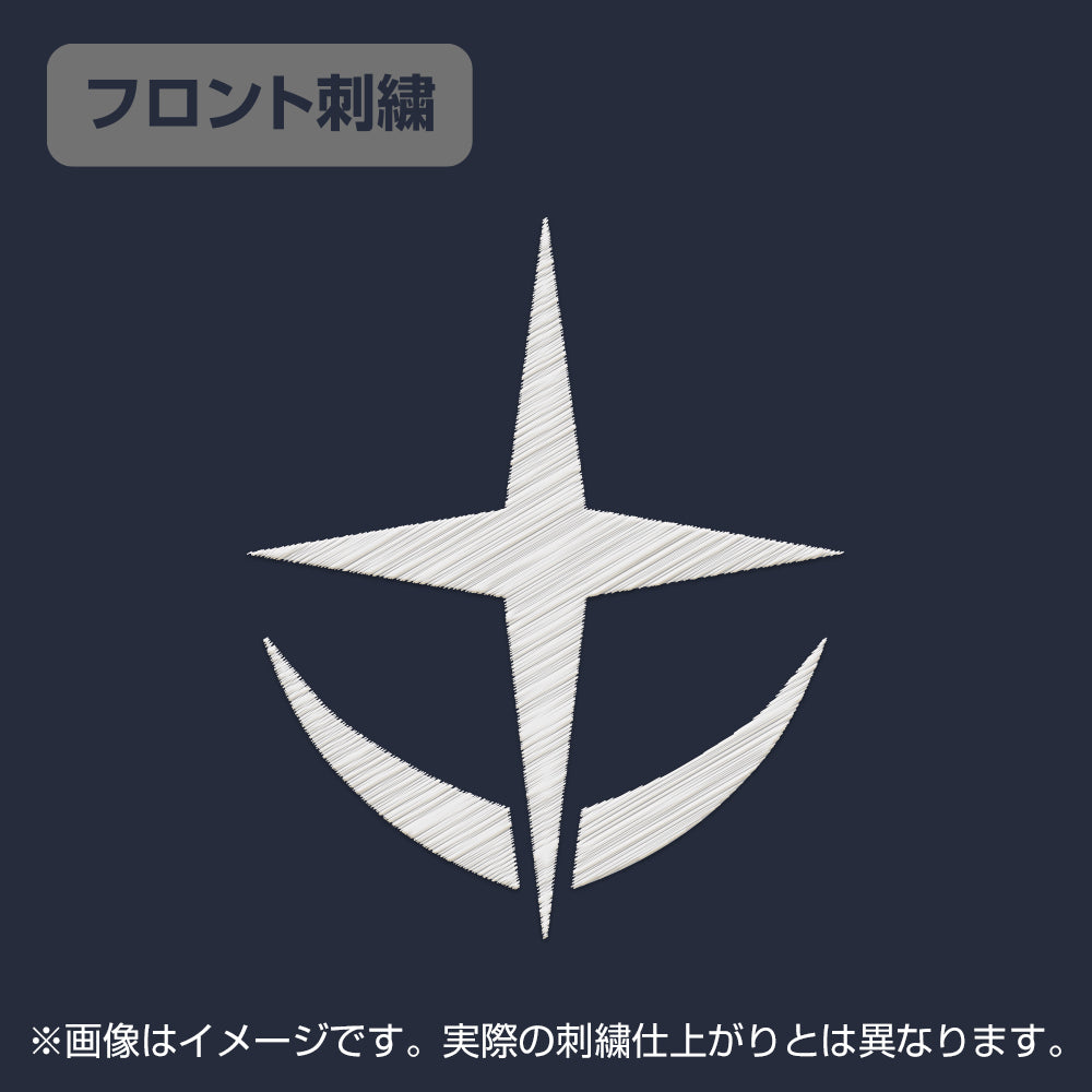 機動戦士ガンダム 地球連邦軍刺繍ポロシャツ/NAVY-S 图片 3 | AniSmile