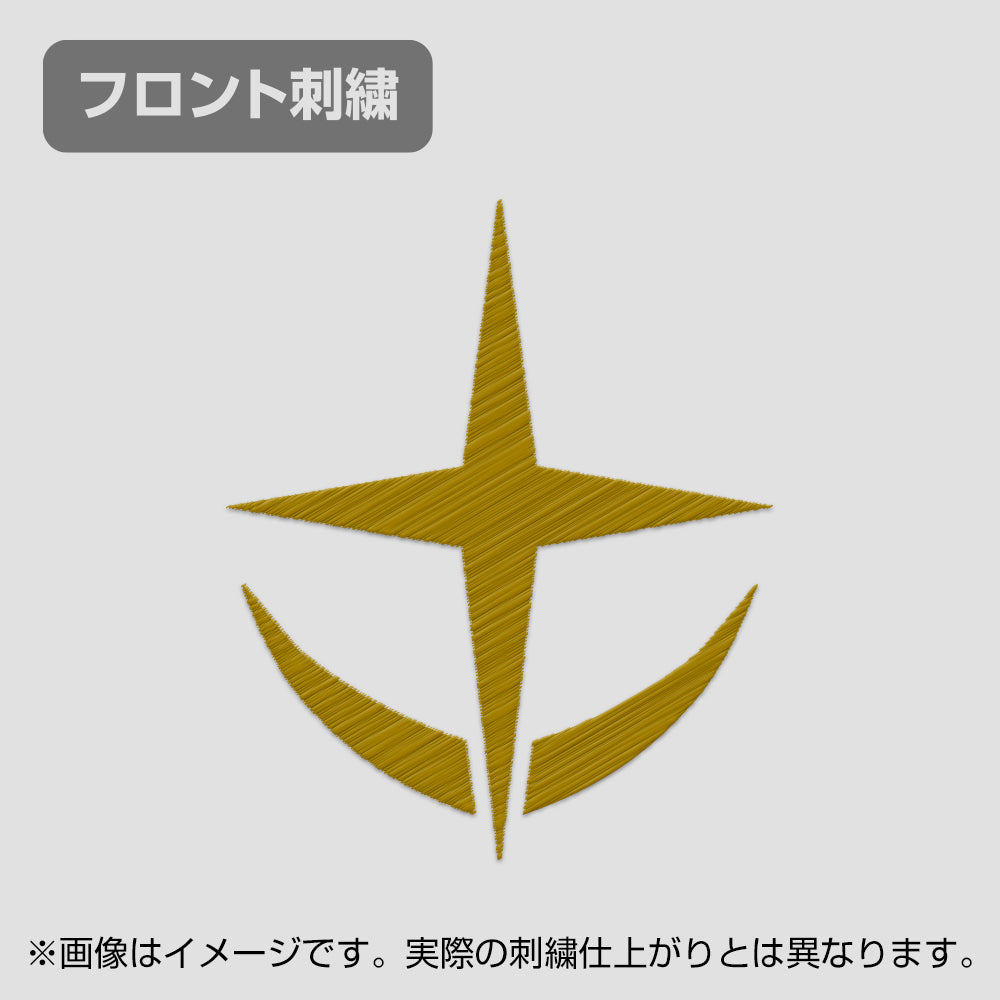 機動戦士ガンダム 地球連邦軍刺繍ポロシャツ/WHITE-S Image 3 | AniSmile
