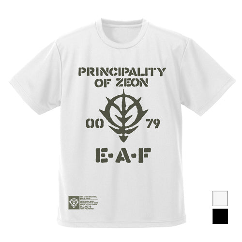 機動戦士ガンダム ジオン地球方面軍 ドライTシャツ/WHITE-S - official product image | AniSmile