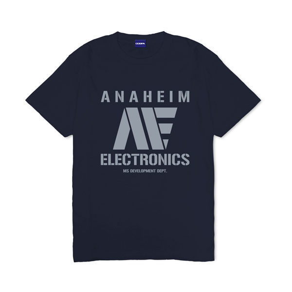 機動戦士Zガンダム アナハイム・エレクトロニクスヘビーウェイトTシャツ/NAVY-L - 公式商品画像 | AniSmile