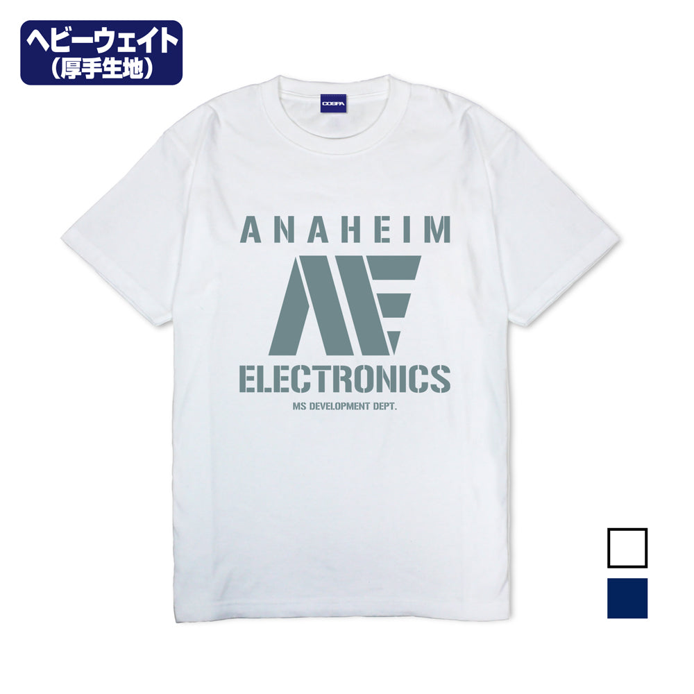 機動戦士Zガンダム アナハイム・エレクトロニクスヘビーウェイトTシャツ/WHITE-S - 公式商品画像 | AniSmile