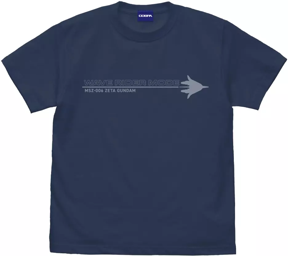 機動戦士Zガンダム 描き下ろしウェイブライダーTシャツ/SLATE-L 画像 2 | AniSmile