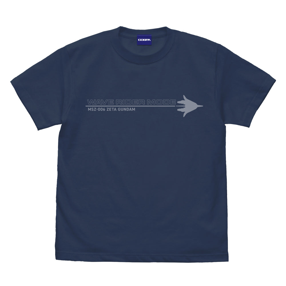 機動戦士Zガンダム 描き下ろしウェイブライダーTシャツ/SLATE-S 画像 3 | AniSmile