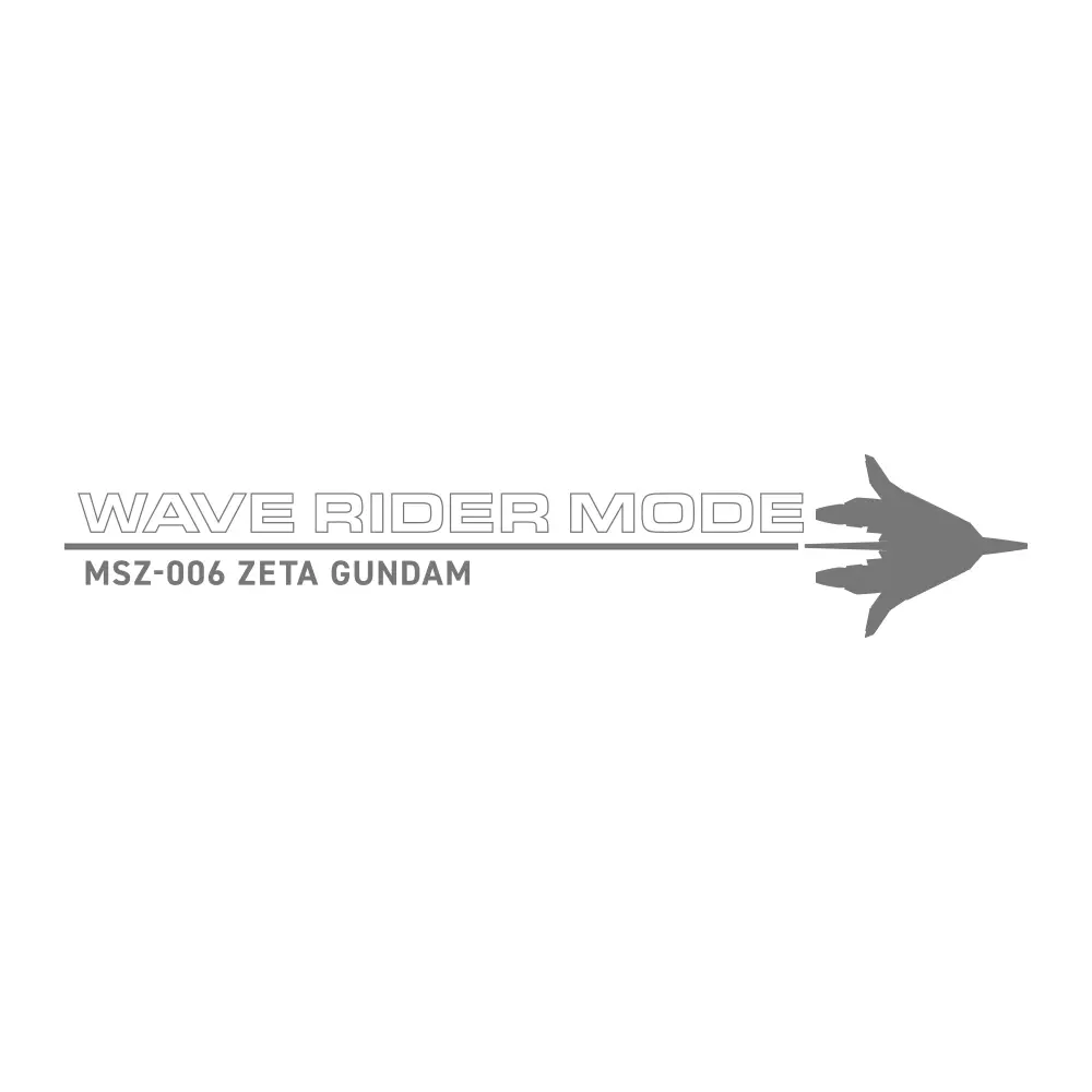 機動戦士Zガンダム 描き下ろしウェイブライダーTシャツ/WHITE-L 画像 4 | AniSmile
