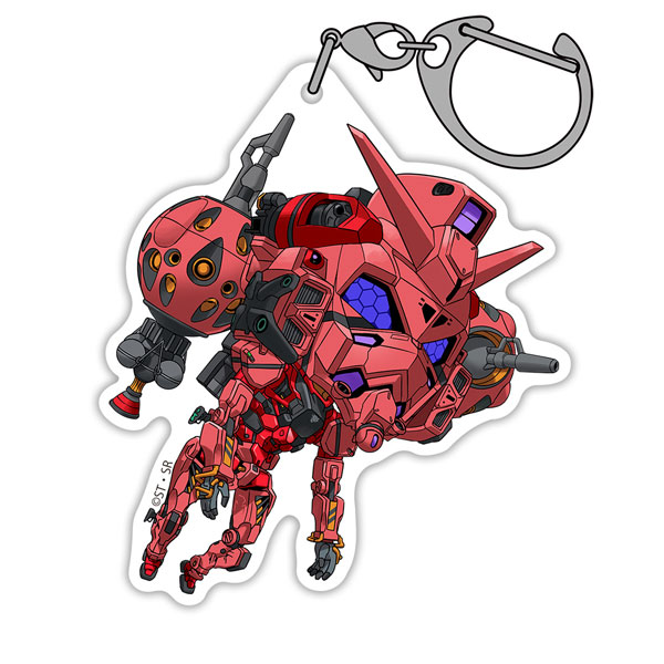 機動戦士Gundam GQuuuuuuX(ジークアクス) 赤いガンダム アクリルつままれ - AniSmile