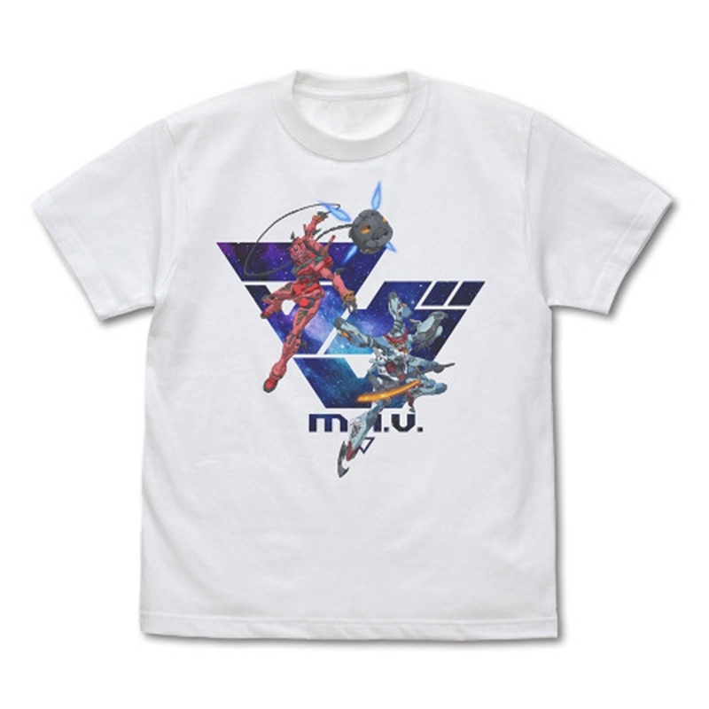 機動戦士Gundam GQuuuuuuX 「マヴ」フルカラーTシャツ/WHITE-M - 官方商品图片 | AniSmile