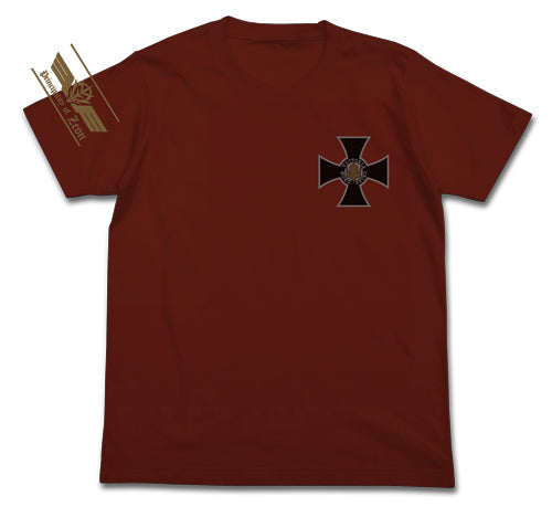 ガンダム ジオン勲功十字章Tシャツ/BURGUNDY-S - AniSmile