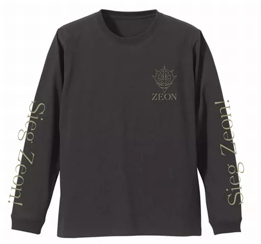 ガンダム ジオン軍ロングスリーブTシャツ/SUMI-M - official product image | AniSmile