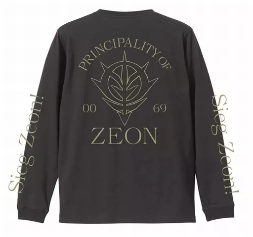 ガンダム ジオン軍ロングスリーブTシャツ/SUMI-M Image 2 | AniSmile