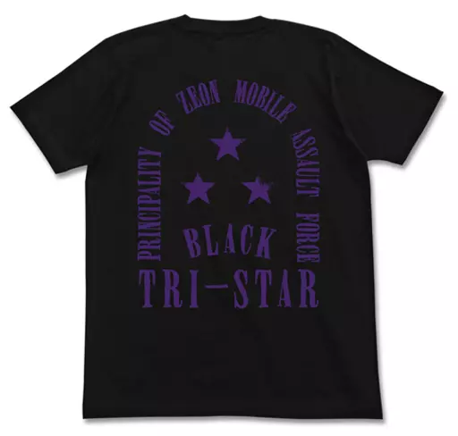 ガンダム BLACK TRI-STAR Tシャツ/BLACK-XL Image 2 | AniSmile