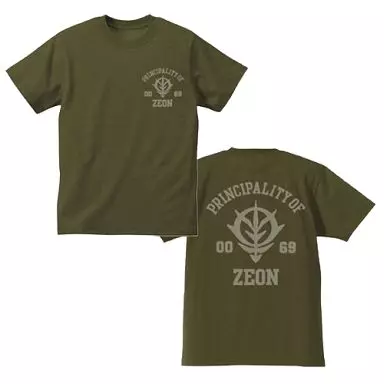ガンダム ジオン軍ヘビーウェイトTシャツ/MOSS-XL - AniSmile