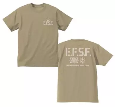 ガンダム 連邦軍ヘビーウェイトTシャツ/SAND KHAKI-L - AniSmile