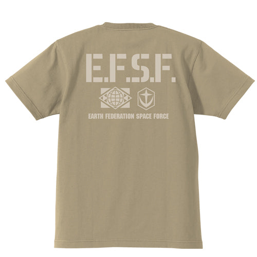 ガンダム 連邦軍ヘビーウェイトTシャツ/SAND KHAKI-S Image 2 | AniSmile