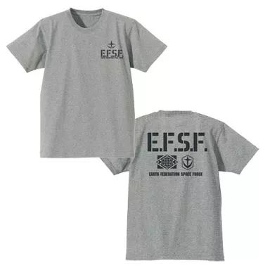 ガンダム 連邦軍ヘビーウェイトTシャツ/MIX GRAY-L - AniSmile