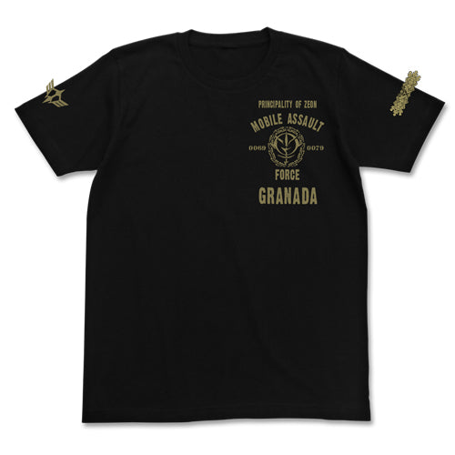 ガンダム ジオン突撃機動軍Tシャツ/BLACK-S - AniSmile