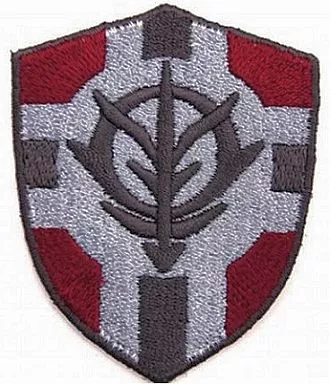 ガンダム 公国軍旗盾型脱着式ワッペン - AniSmile