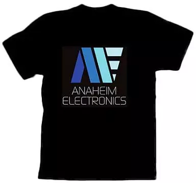 ガンダム アナハイムグラデーションTシャツ/BLACK-XL - AniSmile