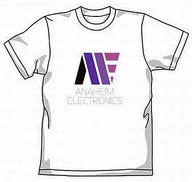 ガンダム アナハイムグラデーションTシャツ/WHITE-XL - AniSmile