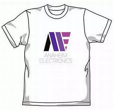 ガンダム アナハイムグラデーションTシャツ/WHITE-L - AniSmile