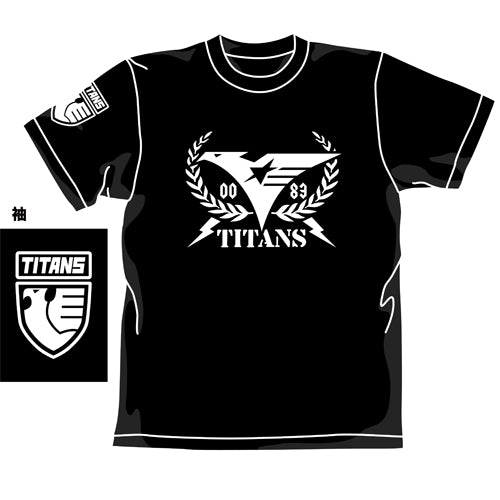 ガンダム ティターンズマークTシャツ/BLACK-S - AniSmile